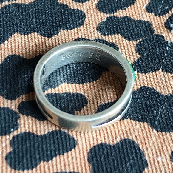 Vintage Turquoise and Sterling Ring - Picture 6 of 7